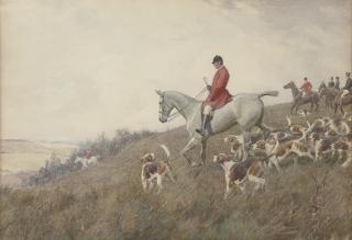 Charles Edward Stewart - Catching the scent (iilustrated); and In full cry