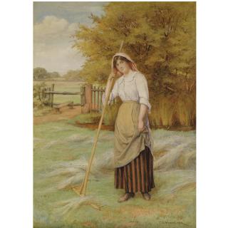 Charles Edward Wilson - British In The Hayfield