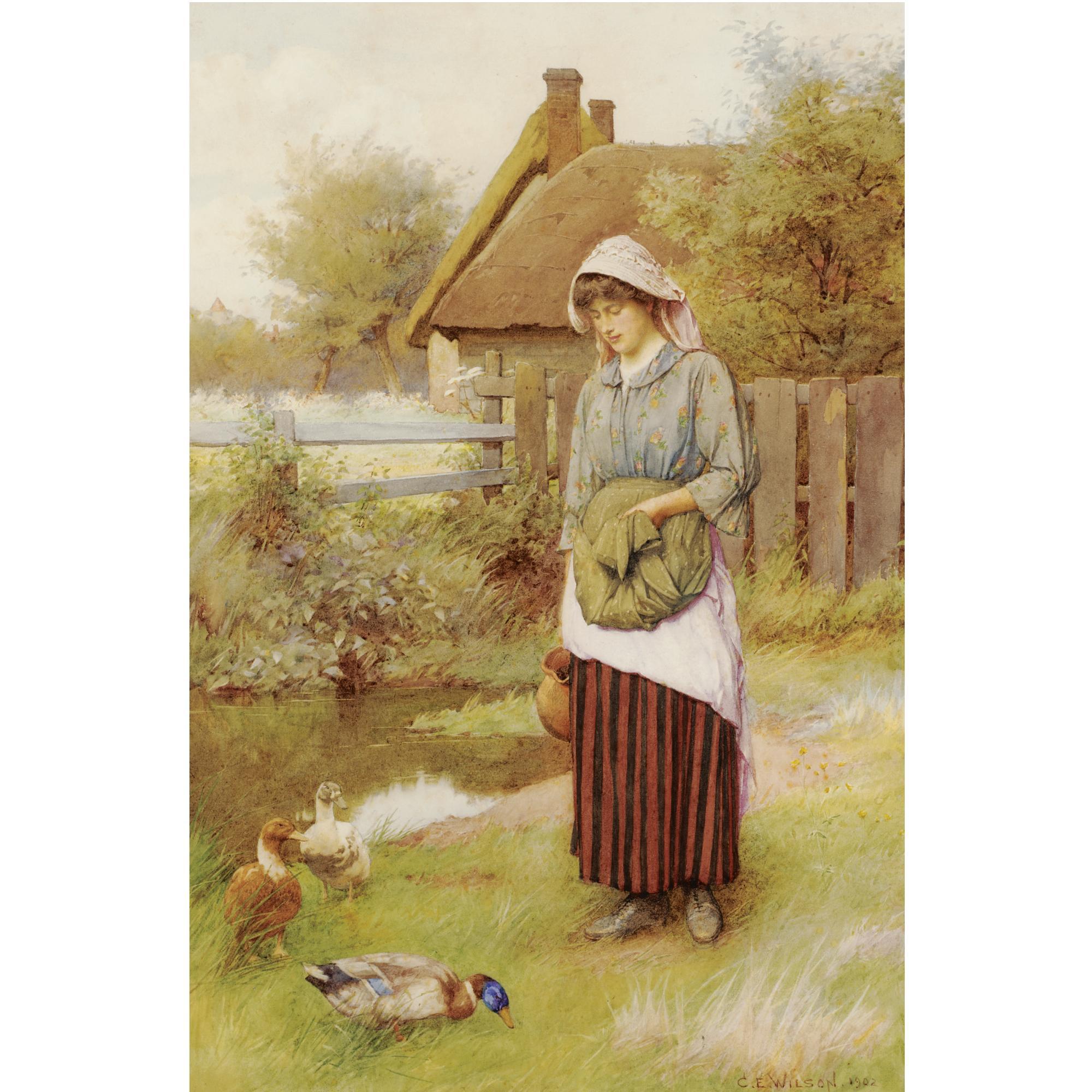 Charles Edward Wilson - Feeding The Ducks