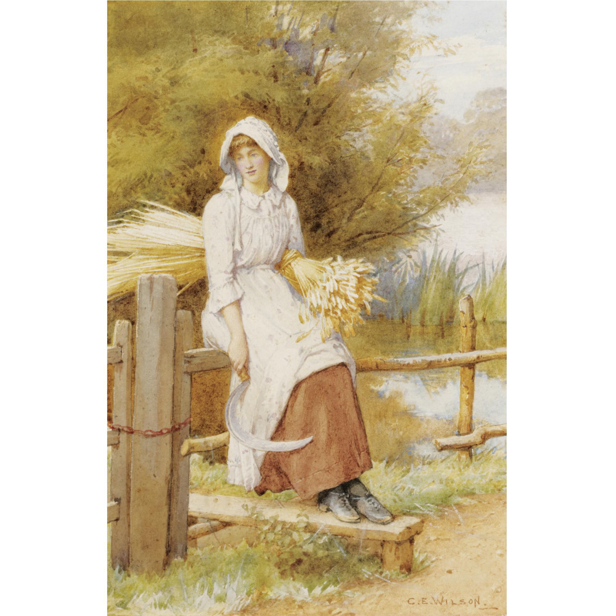 Charles Edward Wilson - Young Harvest Girl