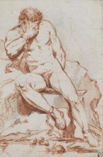 Charles Eisen - Prométhée enchaîné à un rocher