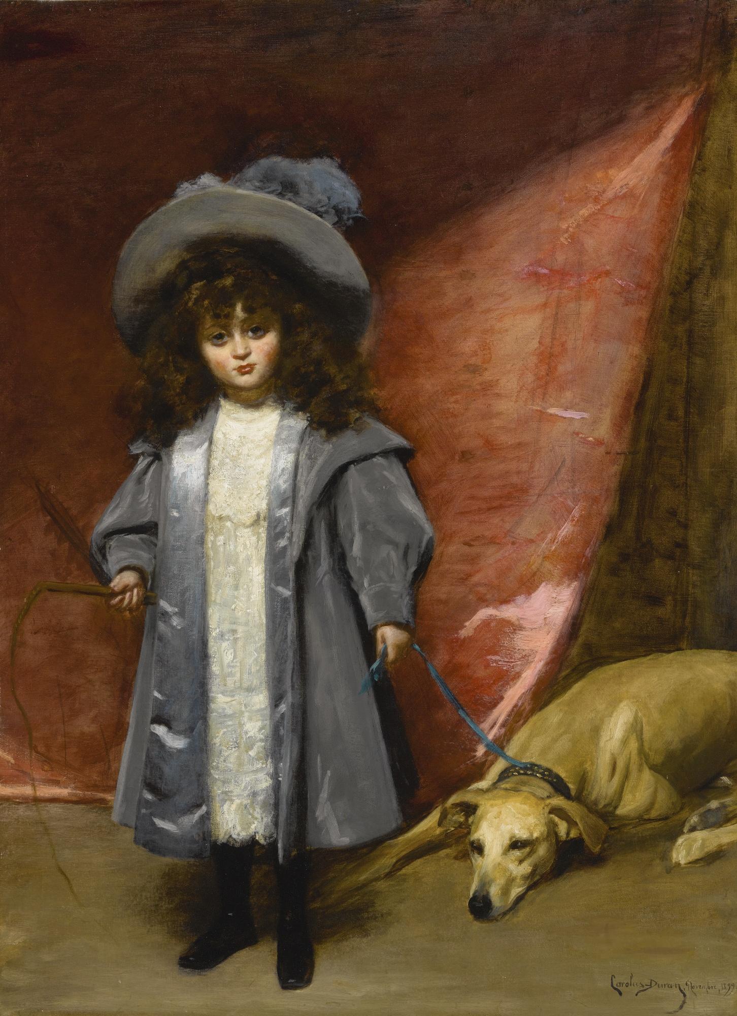 Charles-Emile-Auguste Durand - French enfant Et Chien