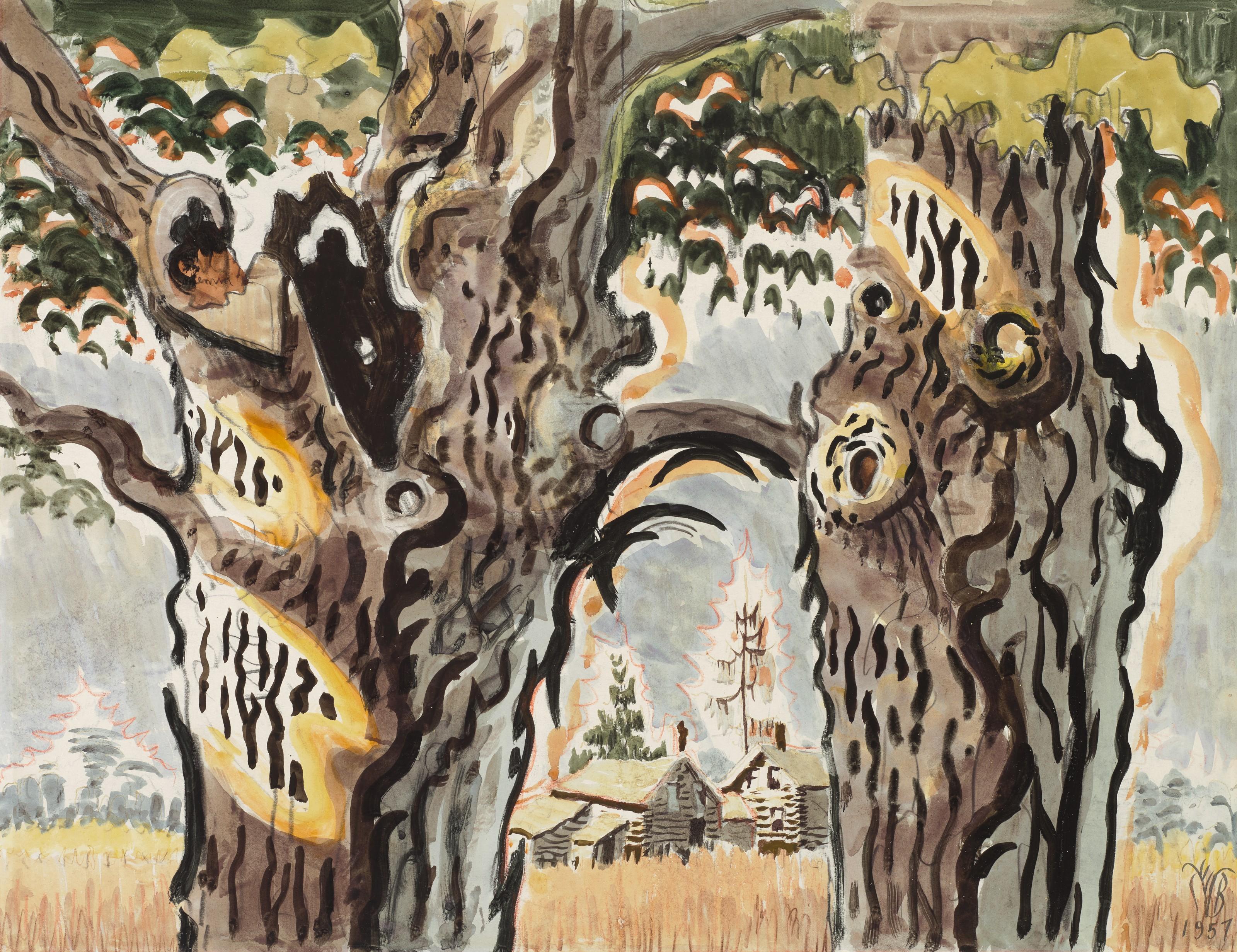 Charles Ephraim Burchfield - Ancient Maples in August
