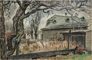 Charles Ephraim Burchfield - Backyard in November