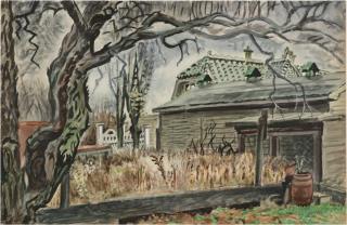 Charles Ephraim Burchfield - Backyard in November