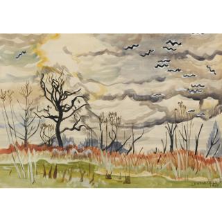 Charles Ephraim Burchfield - Birds In Flight