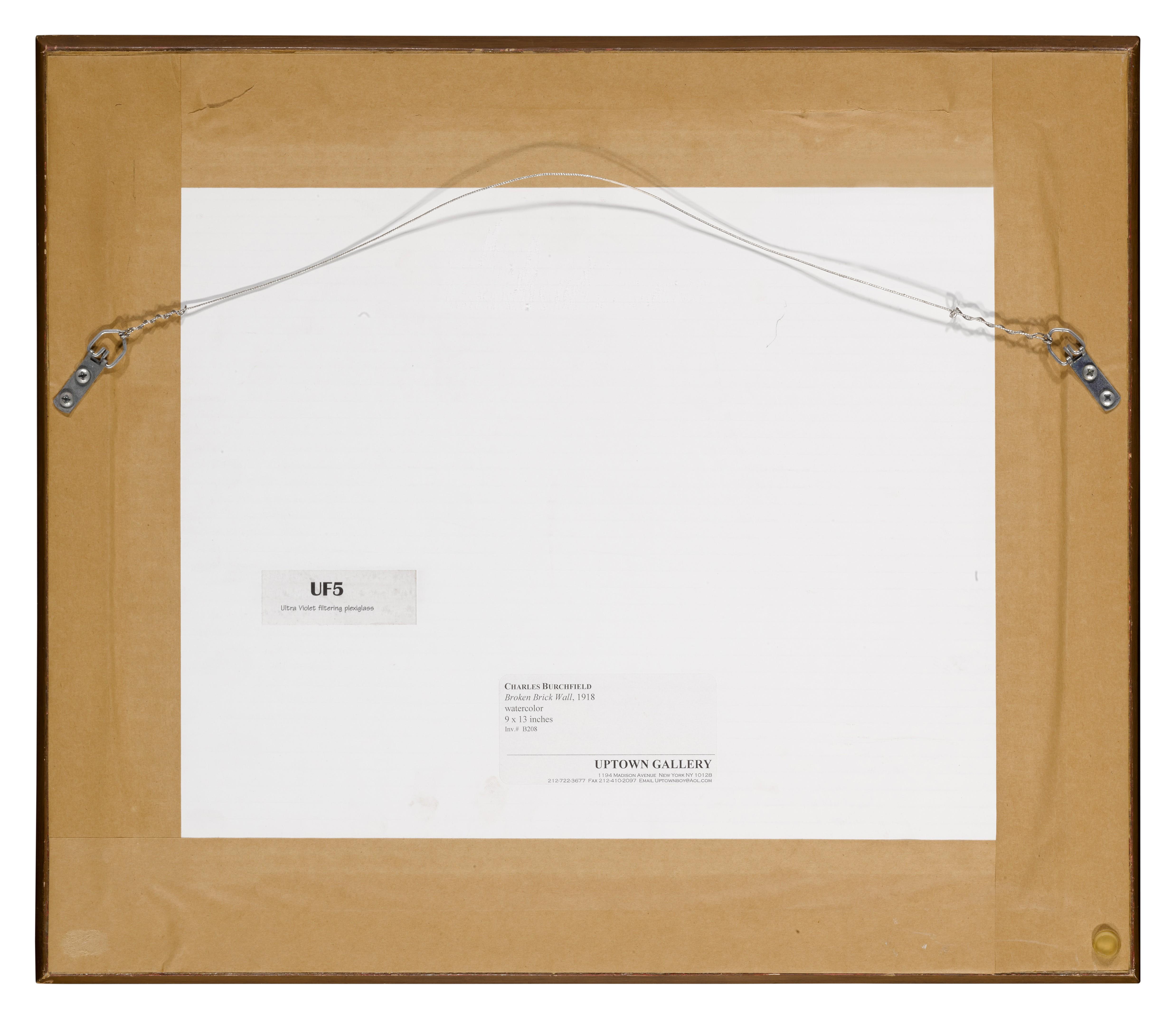 Charles Ephraim Burchfield - Broken Brick Wall