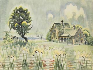 Charles Ephraim Burchfield - Country Home in Midsummer