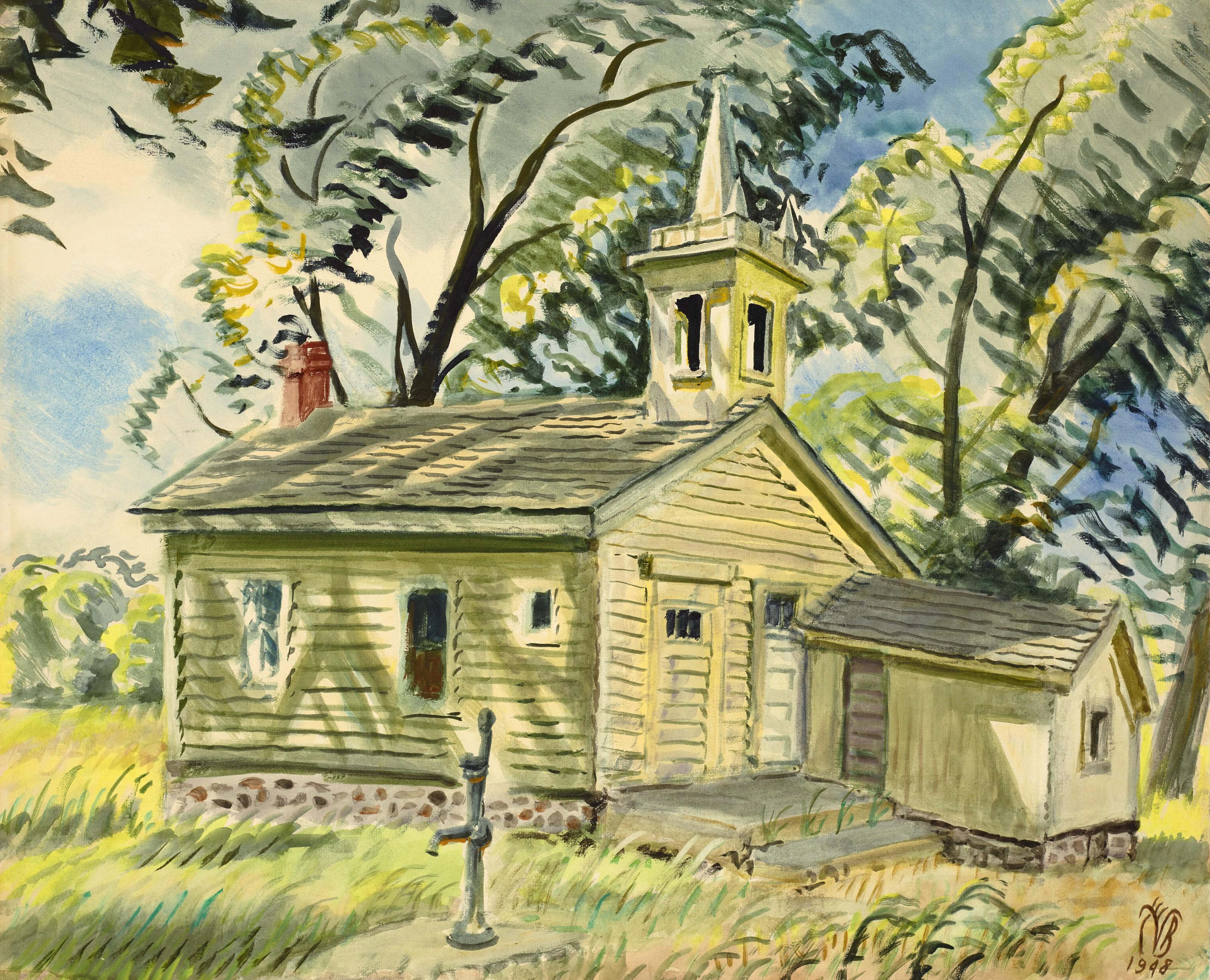 Charles Ephraim Burchfield - Country School House