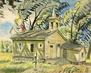 Charles Ephraim Burchfield - Country School House