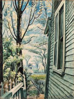 Charles Ephraim Burchfield - House Corner in Spring
