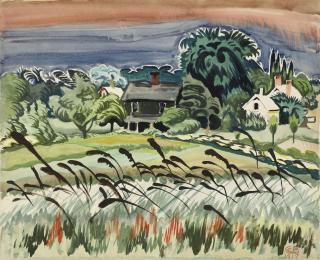 Charles Ephraim Burchfield - July Evening