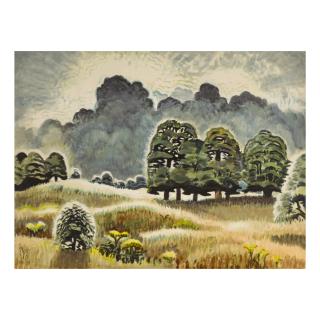 Charles Ephraim Burchfield - Lightning At Twilight