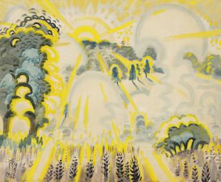 Charles Ephraim Burchfield - Mist Phantoms at Dawn