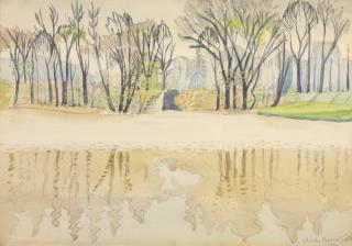 Charles Ephraim Burchfield - Pond In Spring (Wade Park, Cleveland) May 1916
