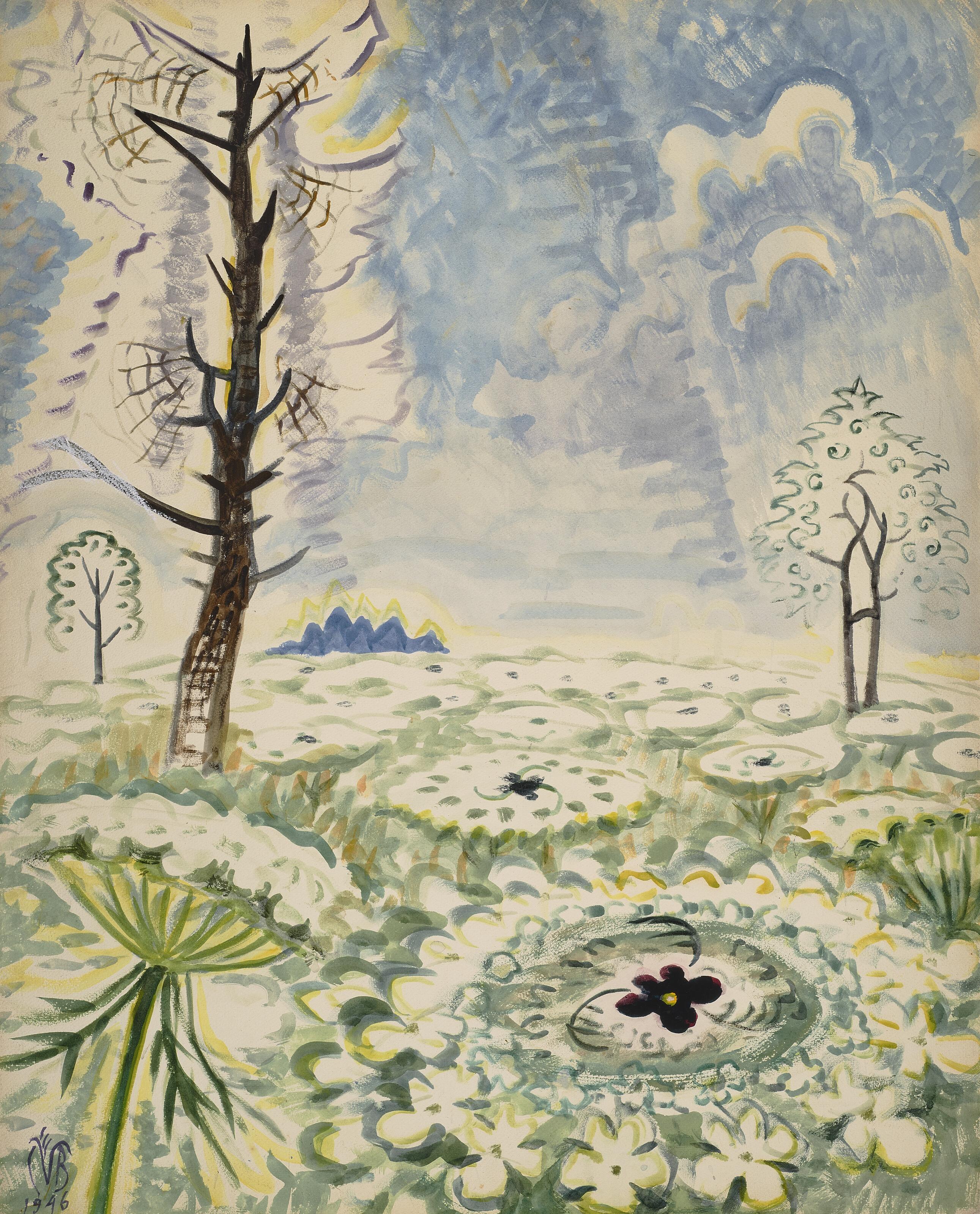 Charles Ephraim Burchfield - Queen Anne\'s Lace