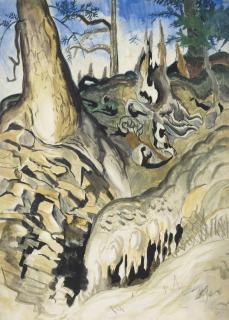 Charles Ephraim Burchfield - Rocks And Stumps