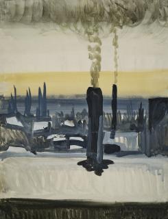 Charles Ephraim Burchfield - Snow on the Roof Tops, Salem