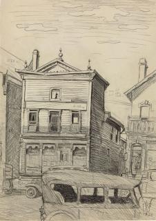 Charles Ephraim Burchfield - Store Front, Late Afternoon