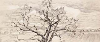 Charles Ephraim Burchfield - Study for \'March Wind\'