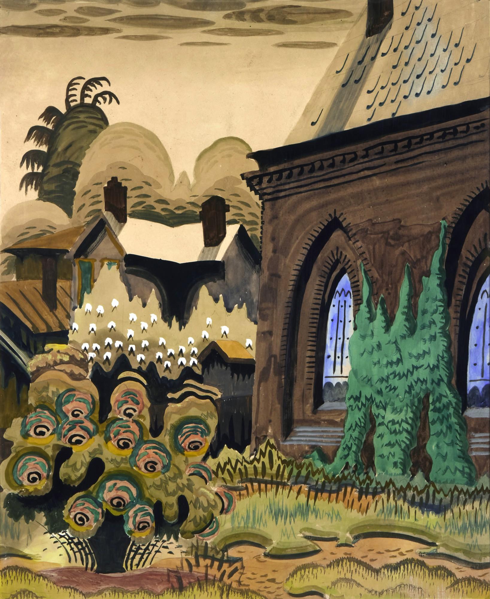 Charles Ephraim Burchfield - Sunday Morning at Eleven O’Clock