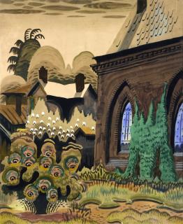 Charles Ephraim Burchfield - Sunday Morning at Eleven O’Clock