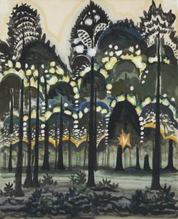 Charles Ephraim Burchfield - Sunrise in the Forest
