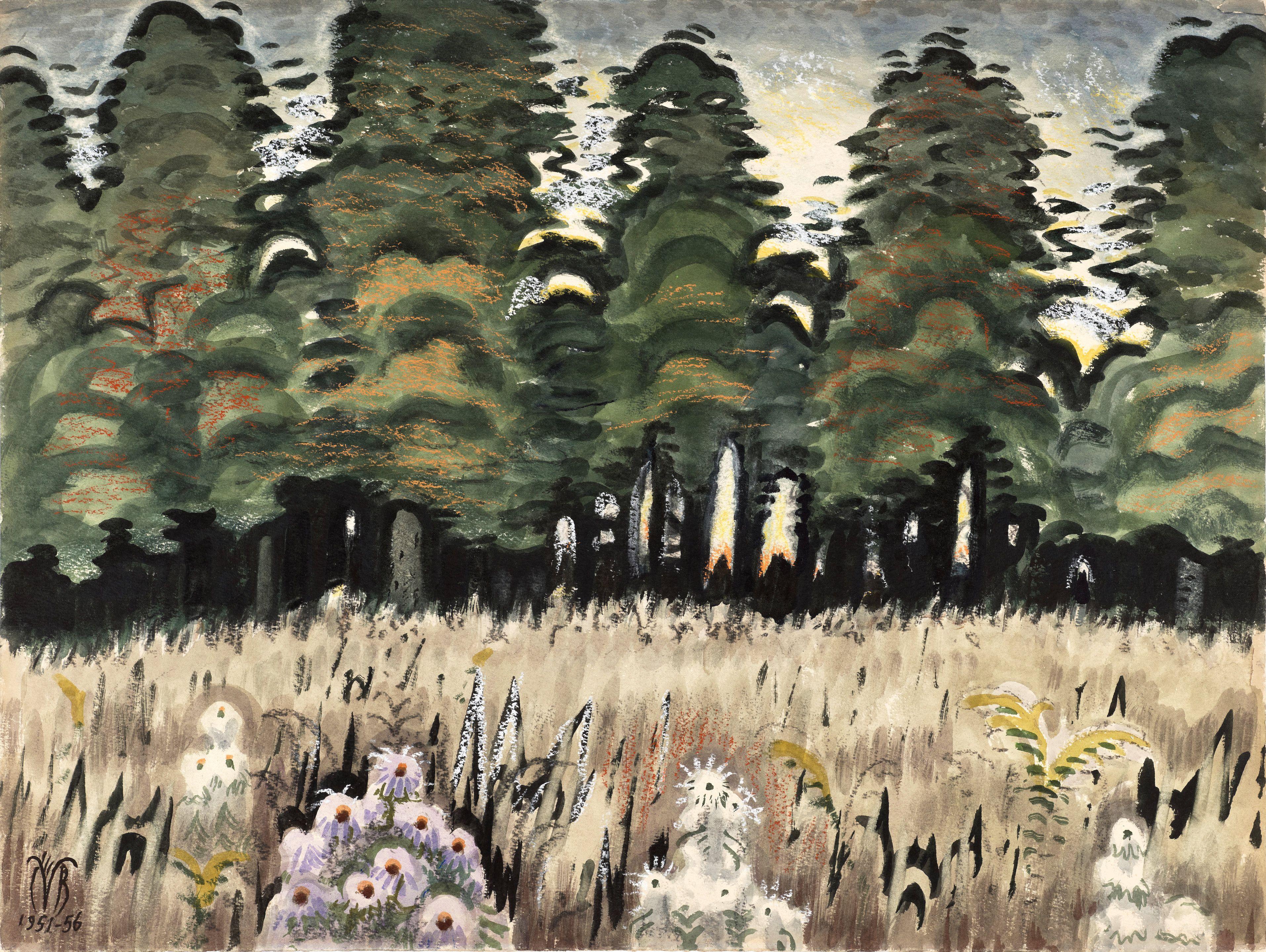 Charles Ephraim Burchfield - Trees in Meadow