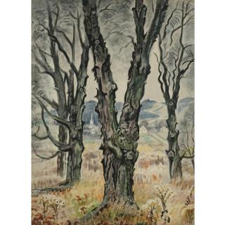 Charles Ephraim Burchfield - View Through Trees