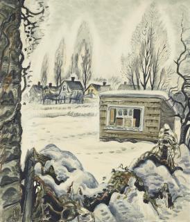 Charles Ephraim Burchfield - Winter Scene