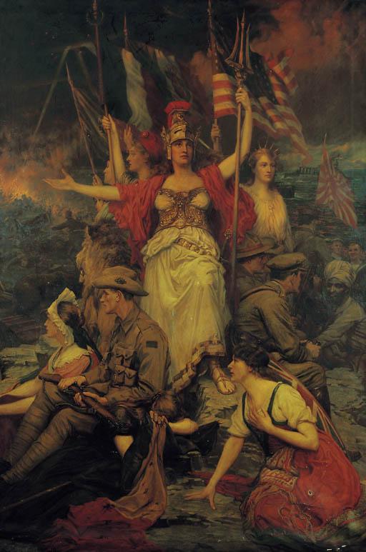 Charles Ernest Butler - Britannia And Her Allies