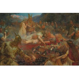 Charles Ernest Butler - British Death Of A Viking Warrior