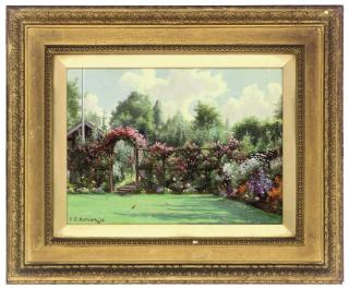 Charles Ernest Butler - The garden at Kingswood
