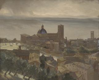 Charles Ernest Cundall, R.A. - The Duomo, Assisi