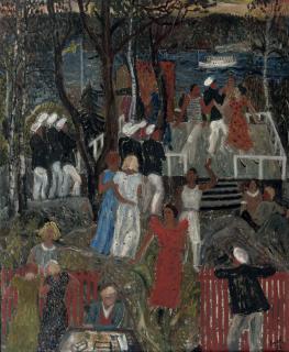 Charles Eyck - Gammeludden: a party on the Swedish shore