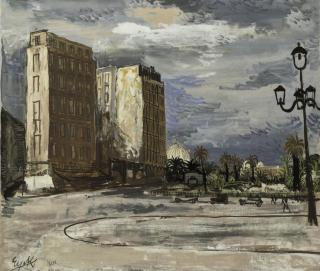 Charles Eyck - Sunny square in Nice, France