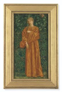 Charles Fairfax Murray - A Female Figure Holding A Palm