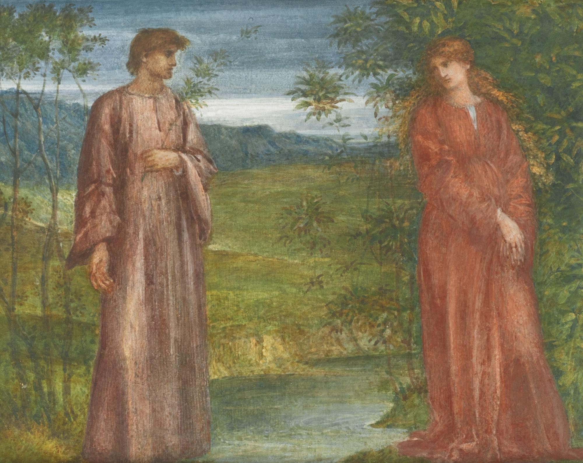 Charles Fairfax Murray - The Last Parting Of Helga And Gunnlaug