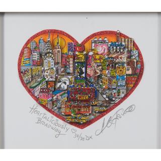 Charles Fazzino - Heartaliciously Broadway