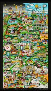 Charles Fazzino - In a Deutschland State of Mind.