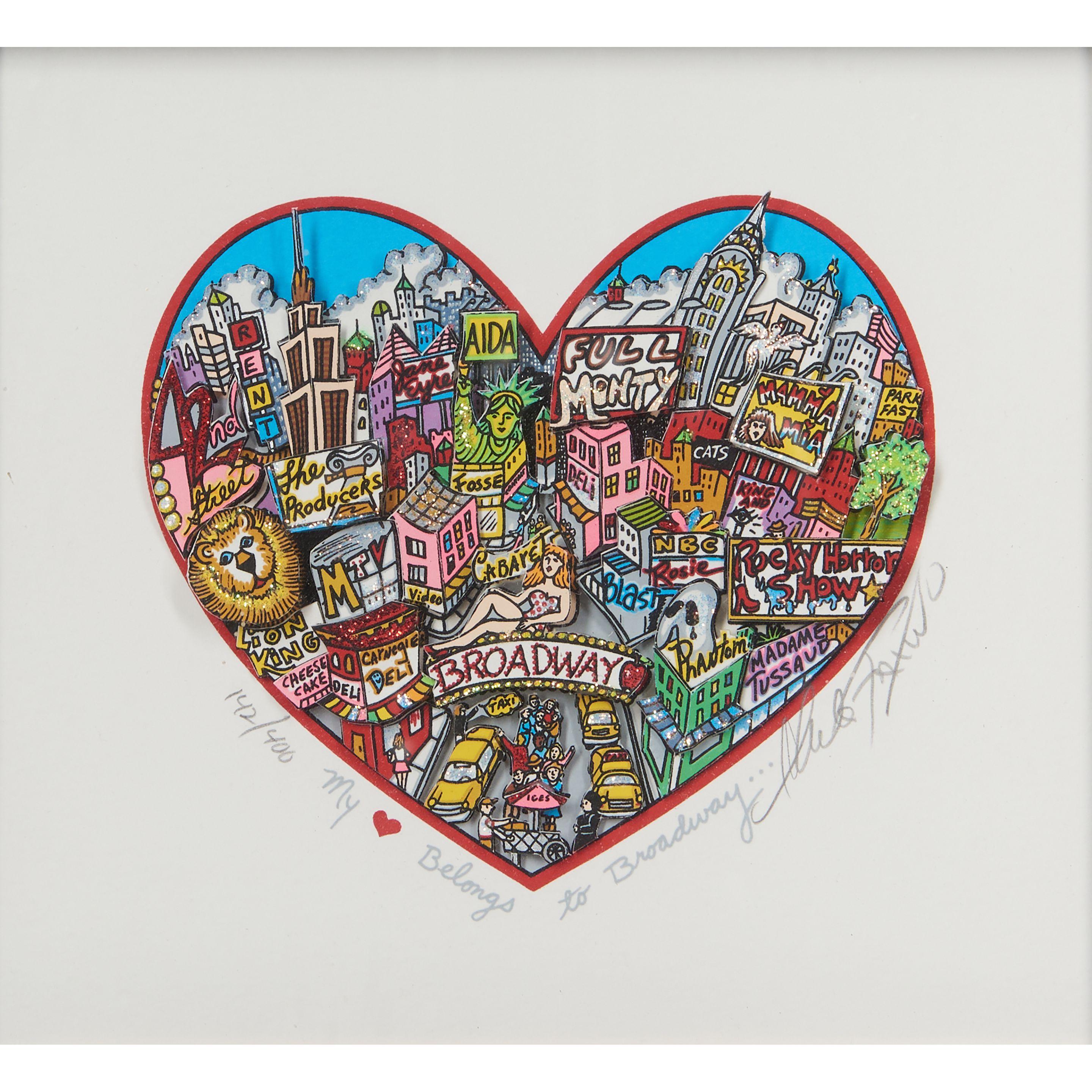 Charles Fazzino - My Heart Belongs to Broadway...