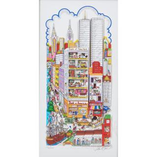 Charles Fazzino - You Can Bank On It, New York!