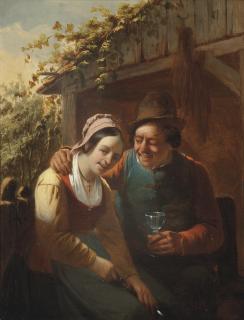 Charles Ferdinand Venneman - Merrymaking At The Stables