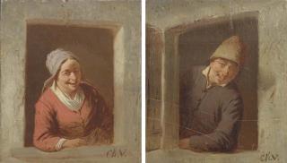 Charles Ferdinand Venneman - Smiling from the window