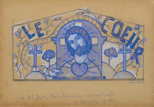 Charles Filiger - Frontispice pour Le Coeur
