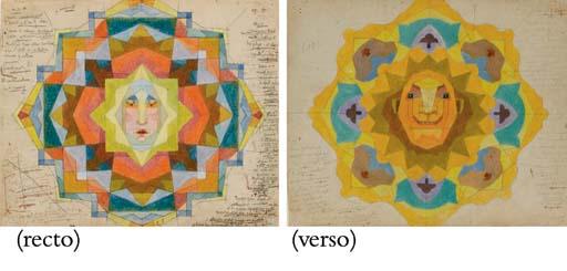 Charles Filiger - Notations chromatiques (recto/verso)