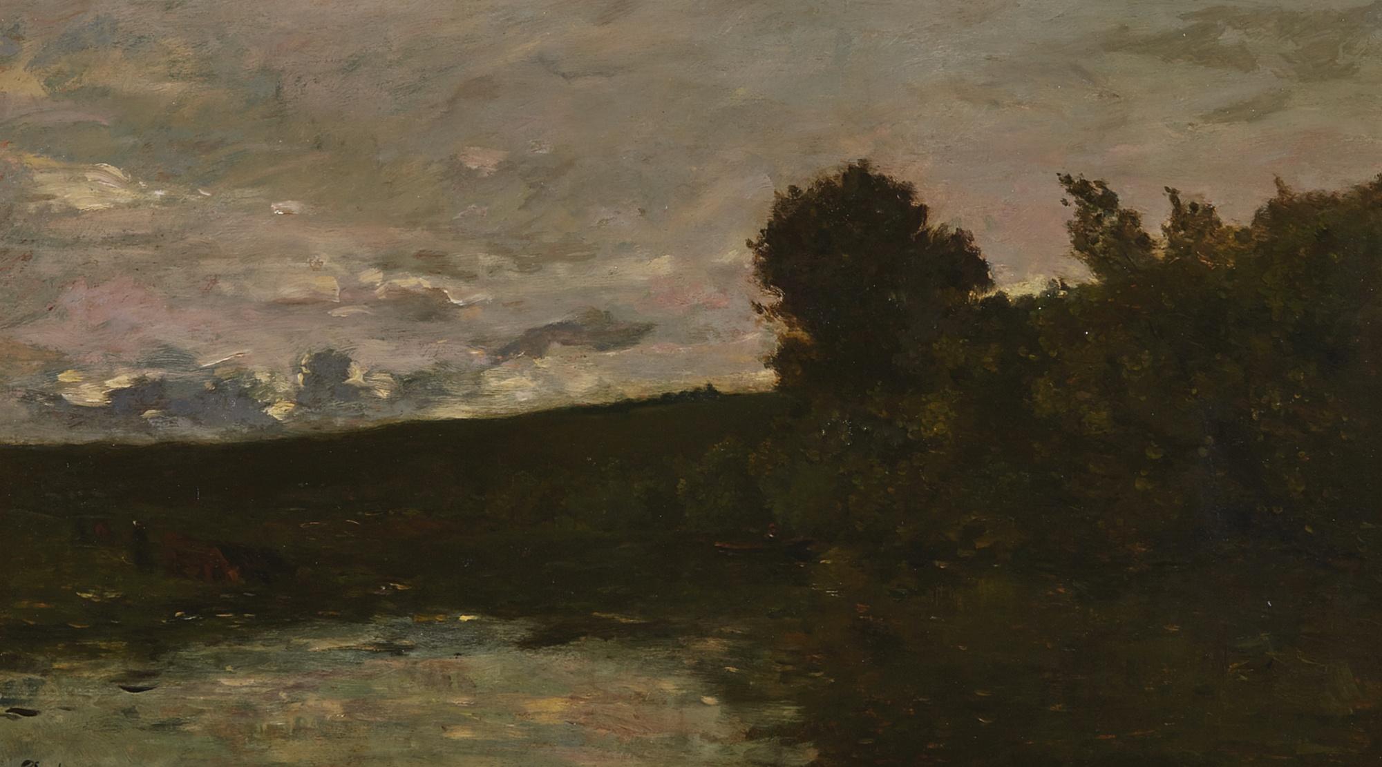 Charles François Daubigny - Bord De Riviére