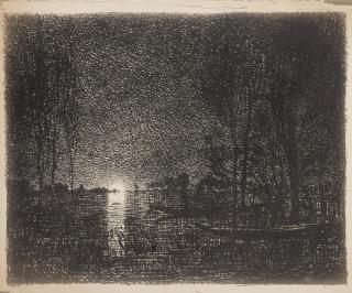 Charles François Daubigny - Effet De Nuit