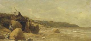 Charles-François Daubigny - La Cabane de Bain de Daubigny
