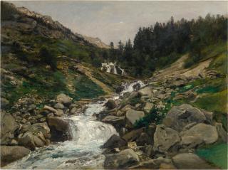 Charles François Daubigny - La Mahoura À Cautrets